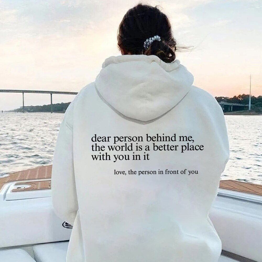 Luxada™ | 'Dear person behind me' Hoodie | 1+1 GRATIS