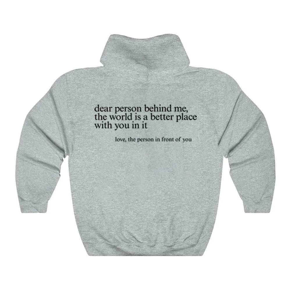 Luxada™ | 'Dear person behind me' Hoodie | 1+1 GRATIS